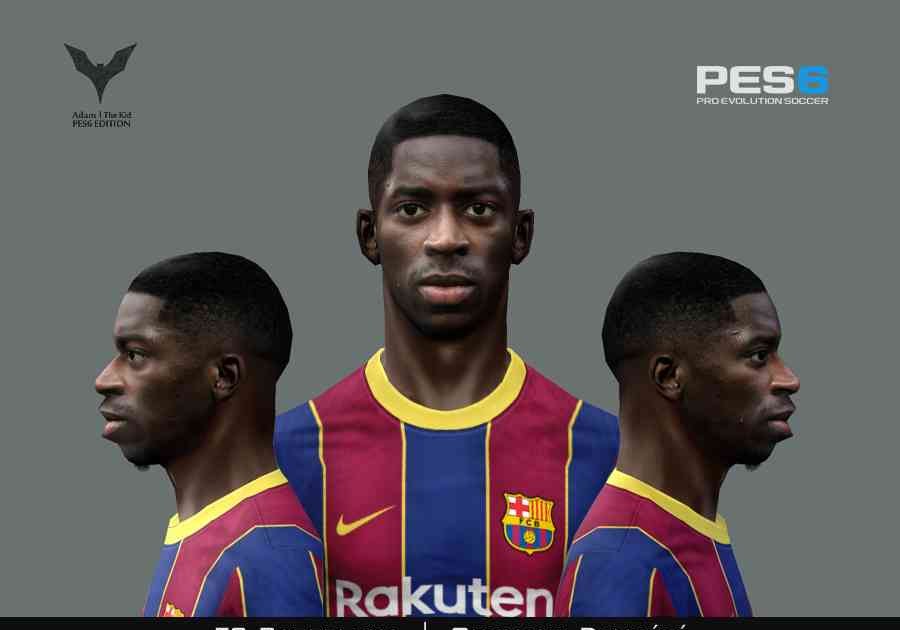 ultigamerz: PES 6 Ousmane Dembélé (FC Barcelona) Face 2021