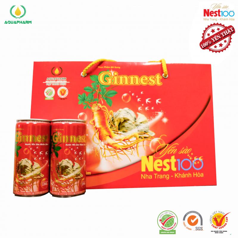 [Aquapharm] Yến Sâm - Thùng 30 Lon 190ml