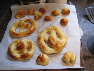 Baked pretzels