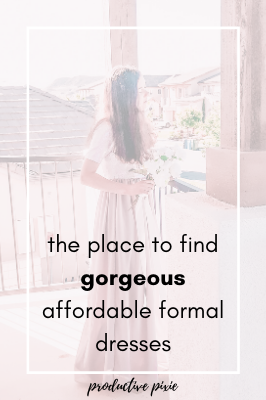 The Place to Find Affordable Formal Dresses