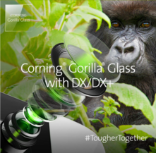 Corning's New Gorilla Glass Optimize the Performance of Smart Phone Cameras by Letting in More light.