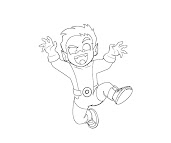 #8 Beast Boy Coloring Page
