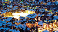 Switzerland - Zermatt City Night Mobile Wallpaper