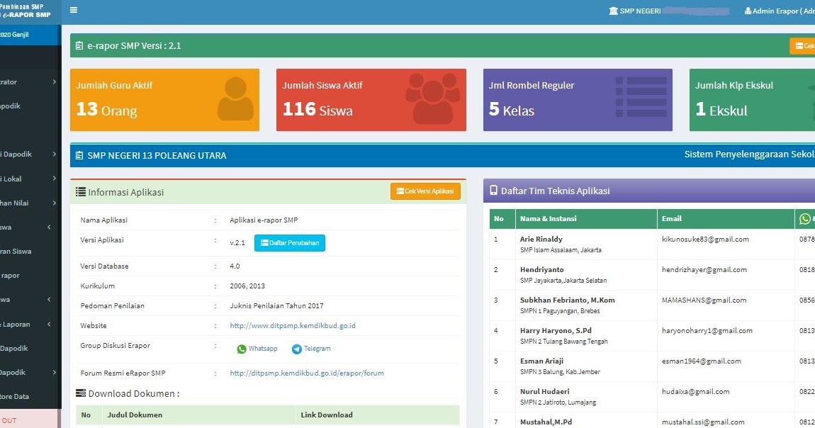 Rilis Aplikasi E Rapor Smp Terbaru Versi 2 1 1 Tahun 2019 2020 Kherysuryawan Id