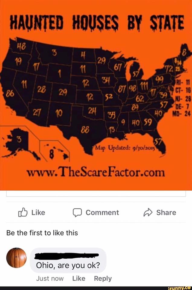 Gail's Gory Details Haunted Houses by State