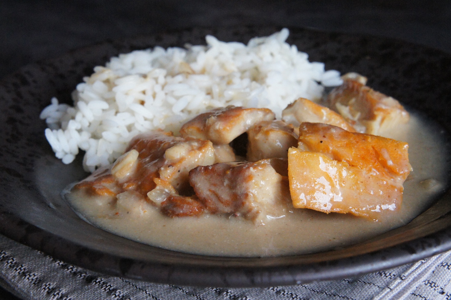 Haddock au lait de coco et aux épices Tandoori