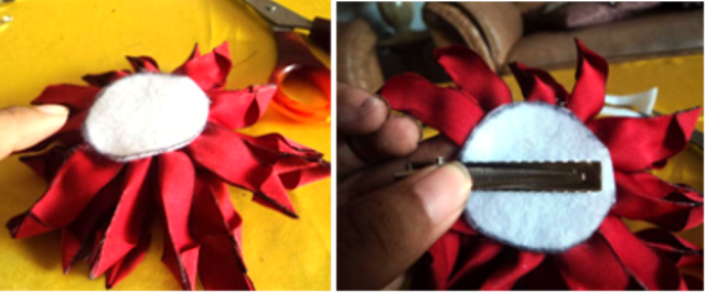 Cara Membuat Bunga Kanzashi Amarilis