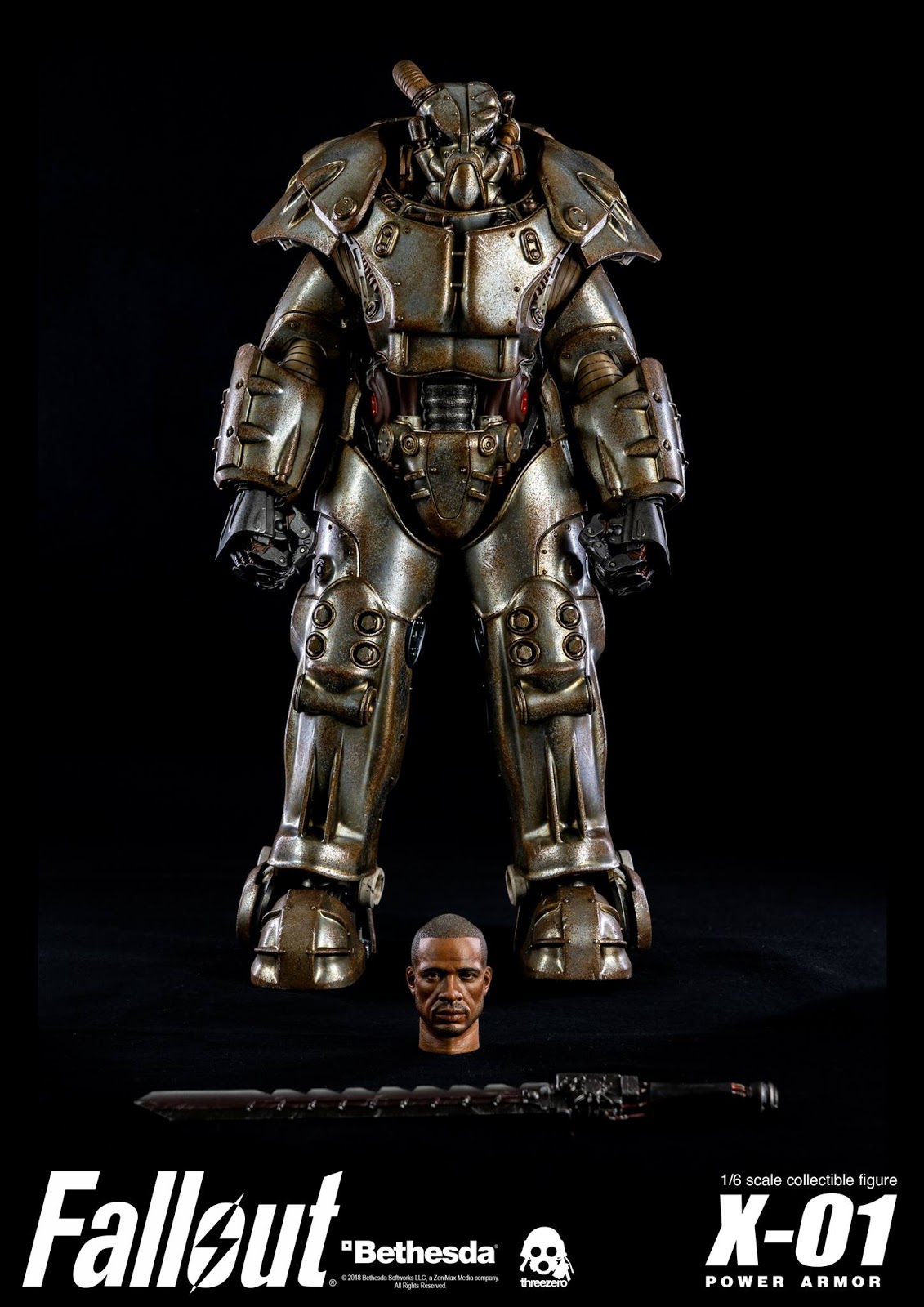 ThreeZero Fallout 4 – X-01 Power Armor 1/6 Scale Figure