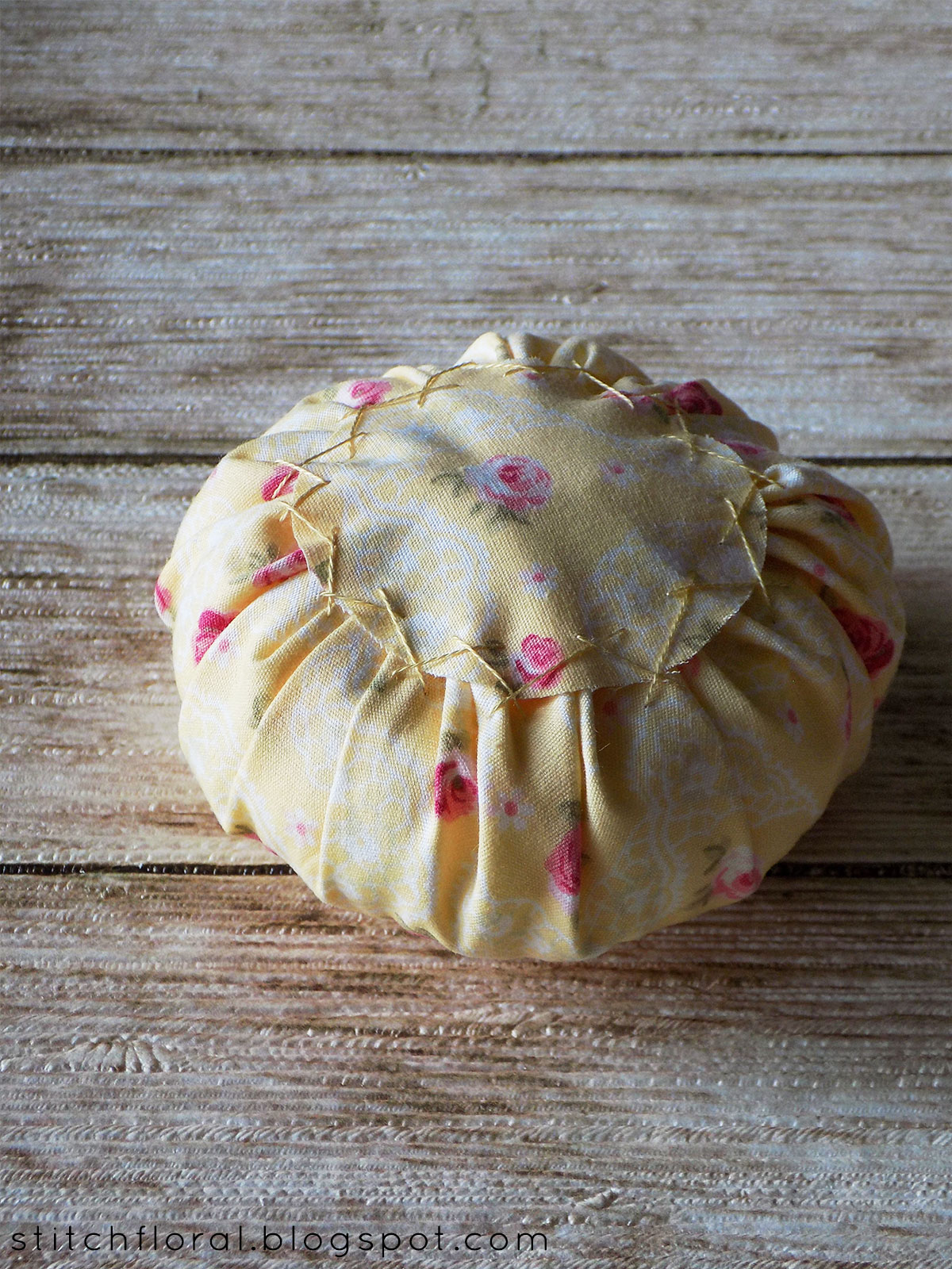 The easiest DIY pin cushion Stitch Floral