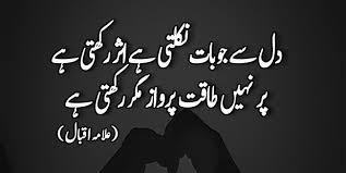 Allama iqbal urdu poetry;heart touching