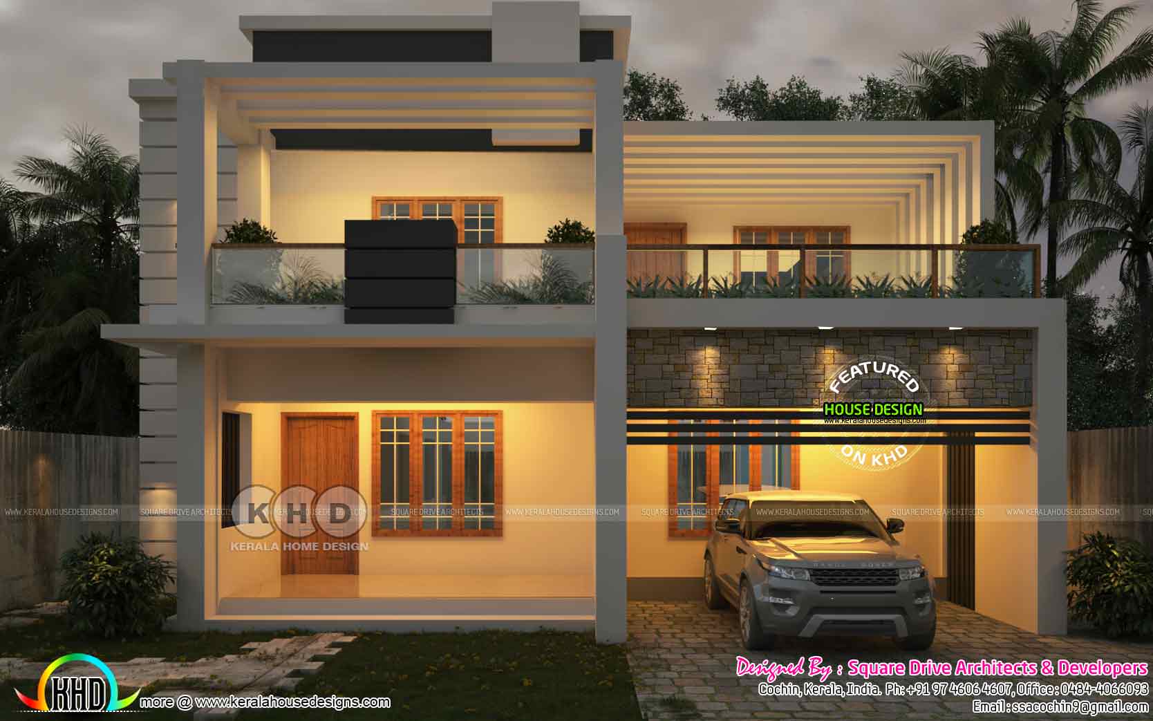 4 bedroom modern 2800 sq-ft house plan - Kerala home design and ...