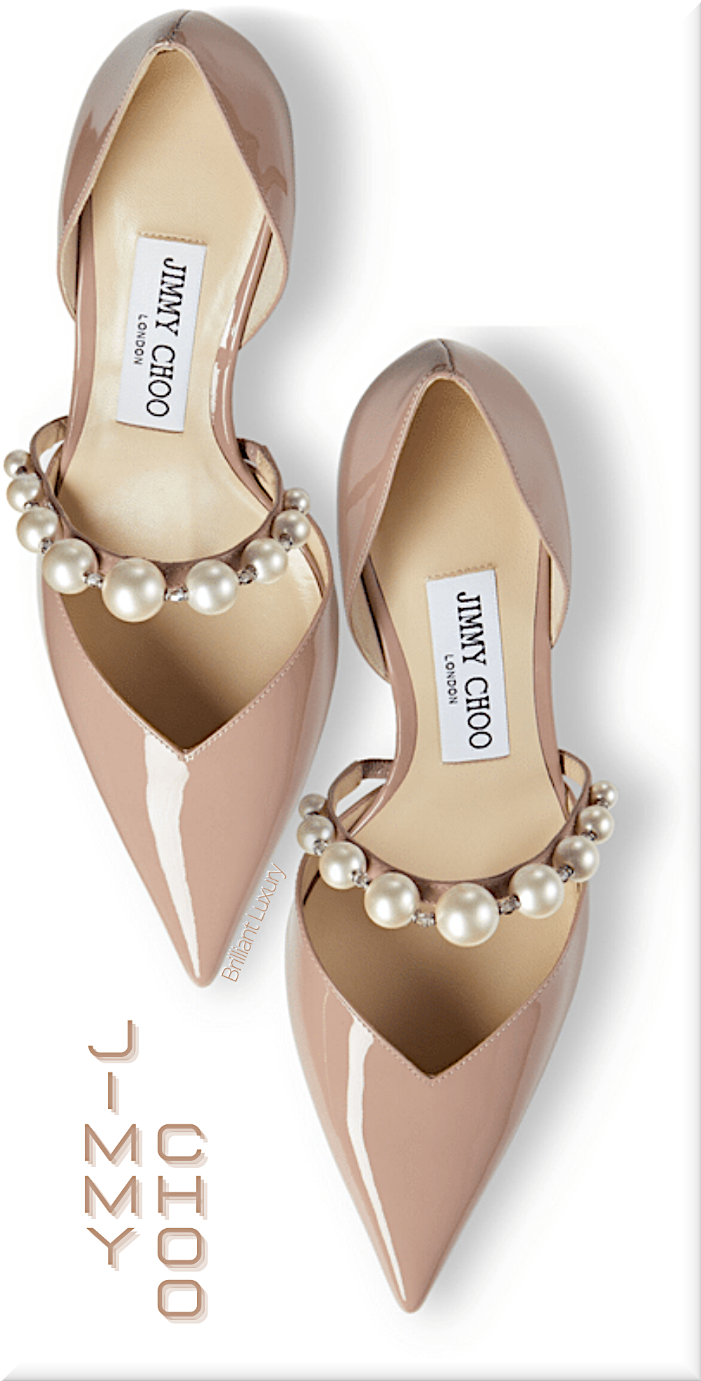 ♦Jimmy Choo Aurelie ballet pink patent leather pointed toe pumps with pearl embellishment #jimmychoo #shoes #brilliantluxury ♦Jimmy Choo Aurelie ballet pink patent leather pointed toe pumps with pearl embellishment #jimmychoo #shoes #brilliantluxury