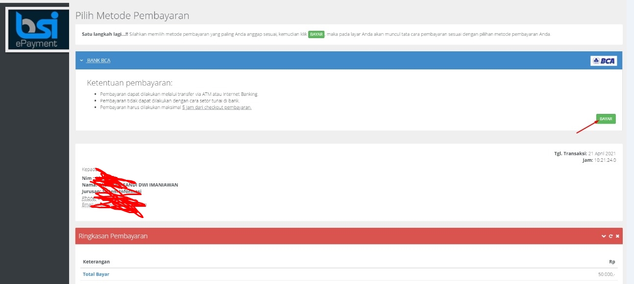 Cara Legalisir Ijazah Online Universitas BSI IMANIAWAN.ID