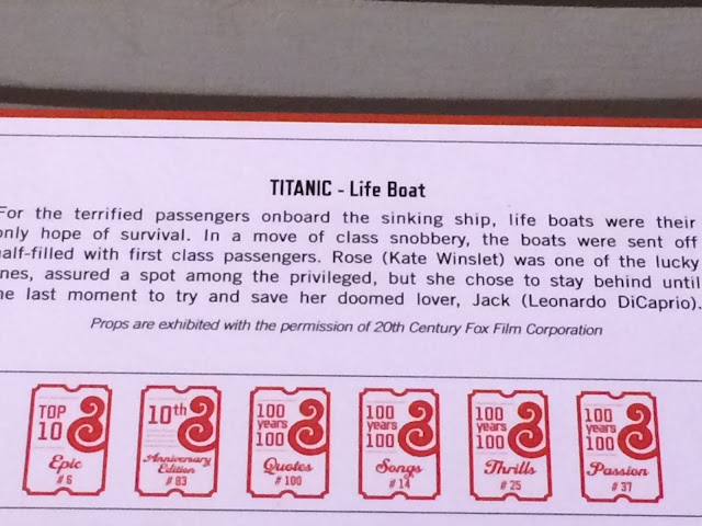 Titanic Life Boat Prop Description AFI Showcase Disney's Hollywood Studios Walt Disney World