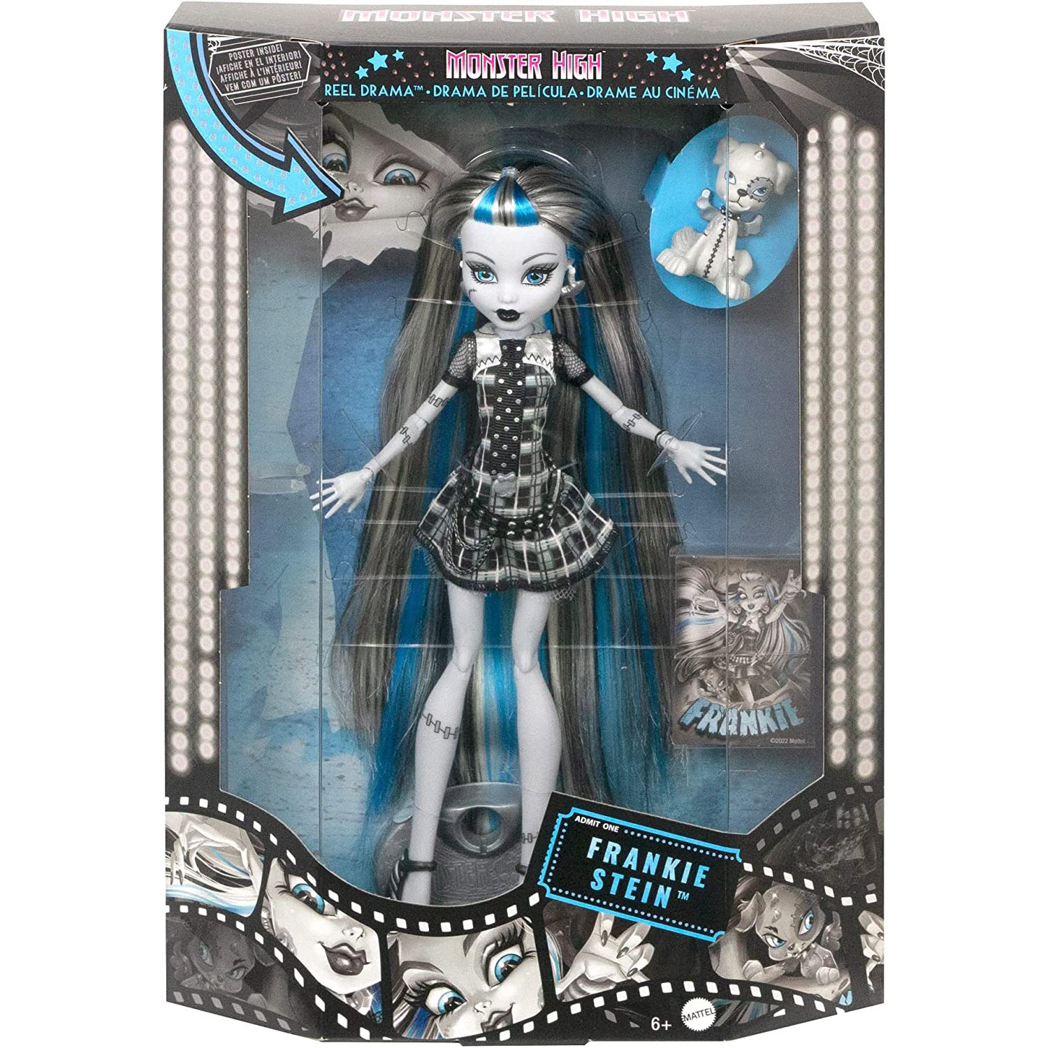 Monster High Frankie Stein Reel Drama Doll
