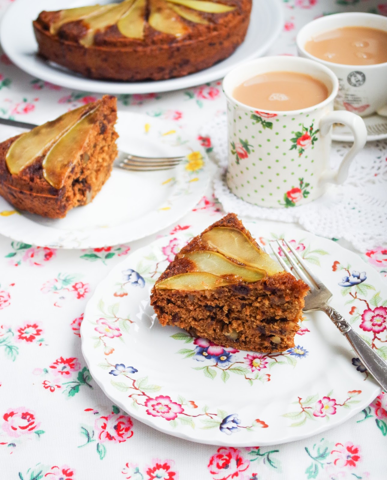 Pear & Ginger Spice Cake Euphoric Vegan