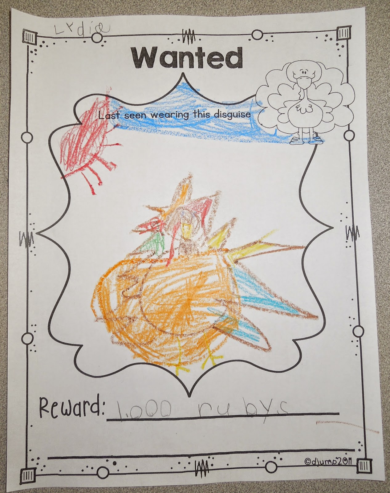 Miss Jones' Kindergarten Class: Turkey Time