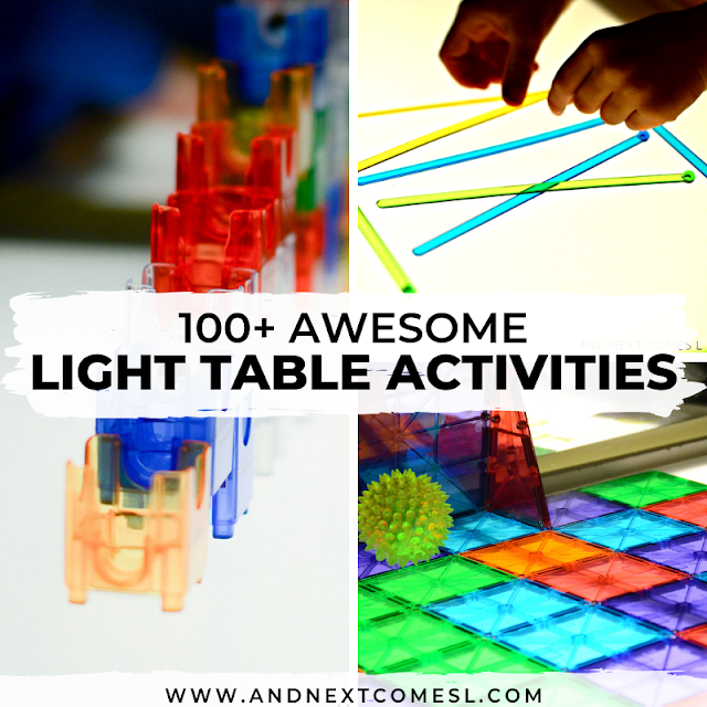 100+ Light Table Activities for Kids And Next Comes L Hyperlexia