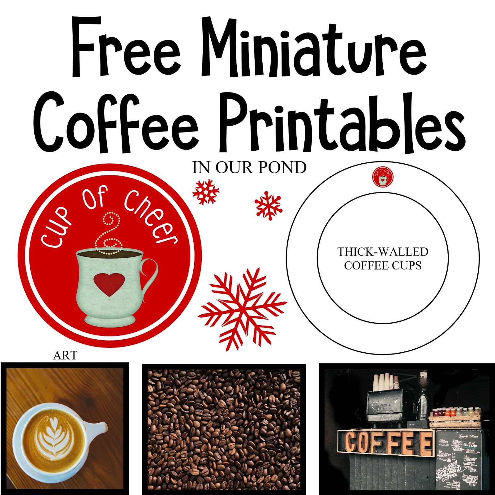 Coffee Shop Printables Coffee Shop Printables