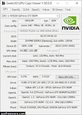 GPU Caps Viewer