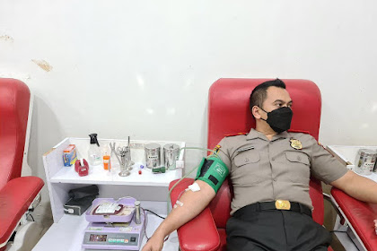 Serdik Sespimmen Angkatan 61  Fantry Taherong Ikuti Donor Darah Di PMI Kota Makassar