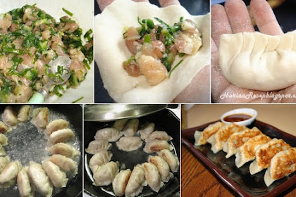 Resep Gyoza Ayam Udang (Pan Fried Dumpling) Ala Jepang