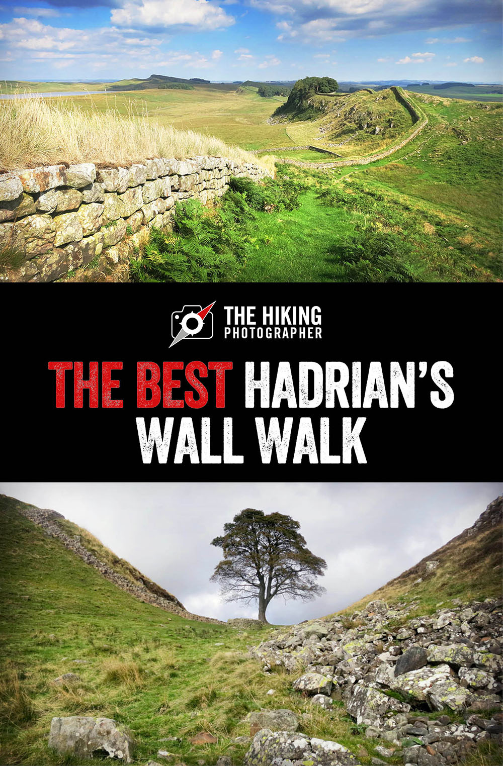 Best Hadrian's Wall Walk route map - roman Northumberland
