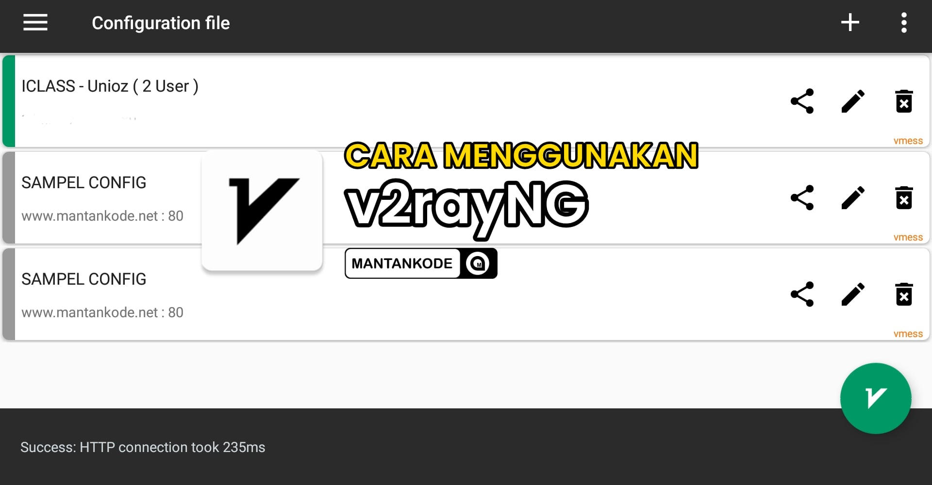 Cara Menggunakan APK v2rayNG - MANTANKODE Cara Menggunakan APK v2rayNG - MANTANKODE
