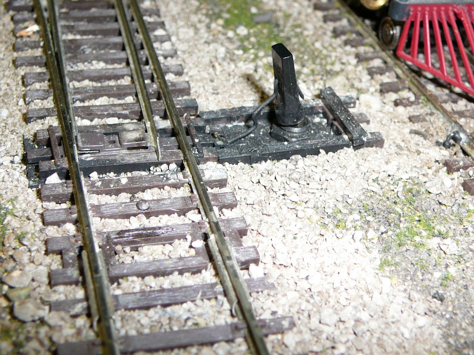 Grants Pass Railroad: My version of a manual switch throw