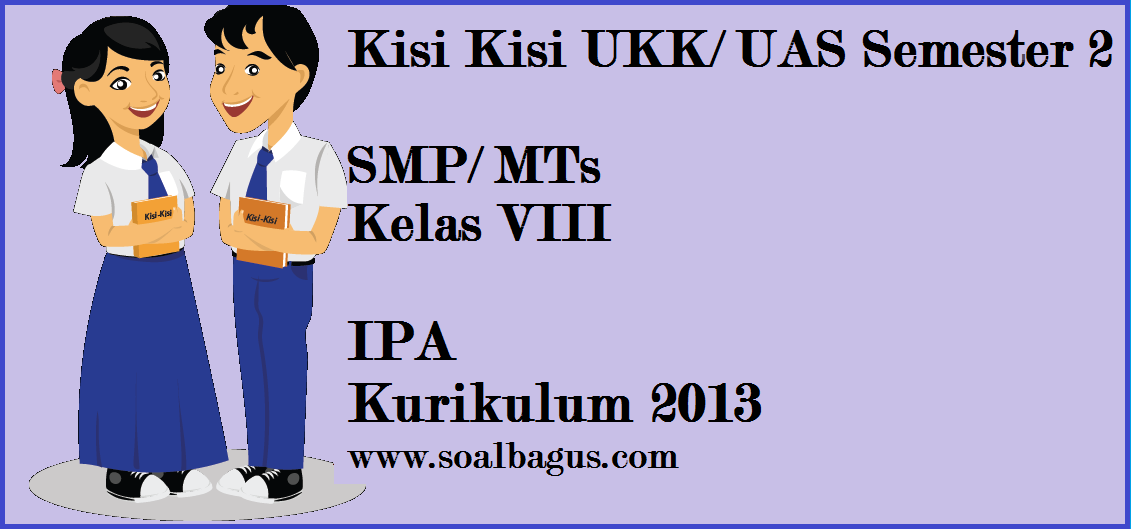 Kisi Kisi Ukk Ipa Kelas 8 Smp Mts Kurikulum 2013 Soalbagus Com
