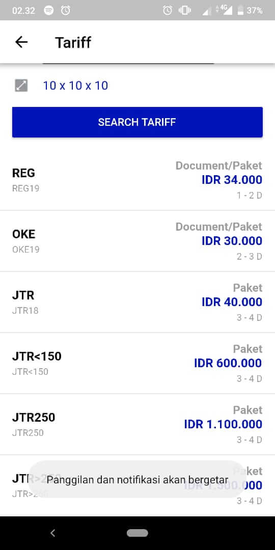 Cara Mengecek Ongkir Jne Via Hp Terbaru Bloggadogado