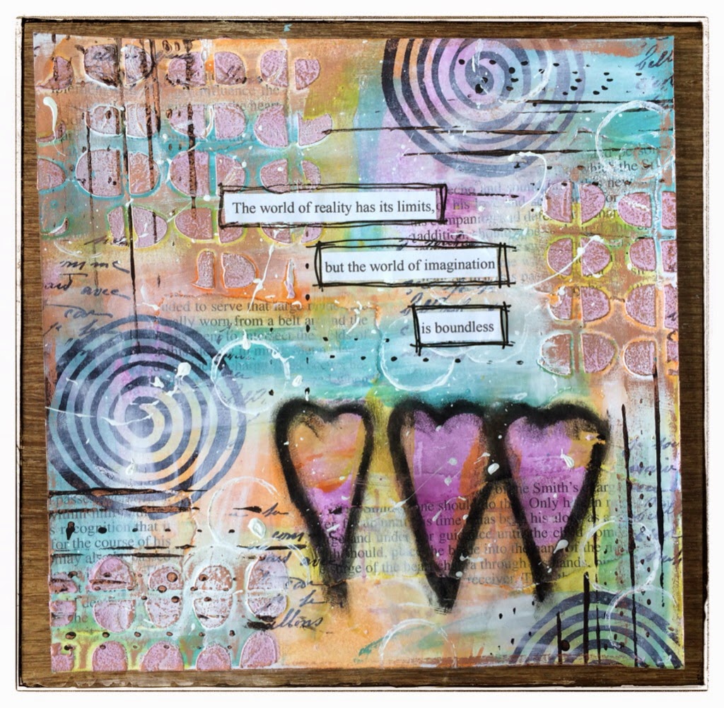 Paperartsy Abstract Journalling With Ellen Vargo Stamps By Emma Godfrey