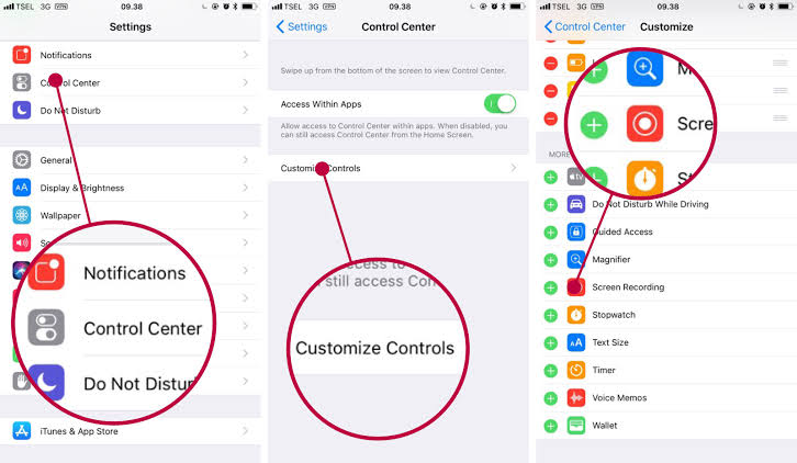 cara merekam layar iphone tanpa aplikasi