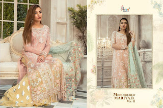 Shree fab Mbroidered mariya b vol 11 pakistani suits