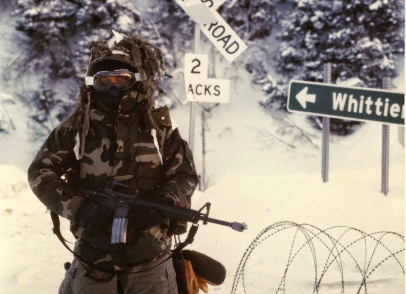 Specialist Kevin Breen, 2nd Batt. 17th Inf. Fort Richardson, Alaska, Feb. 1989