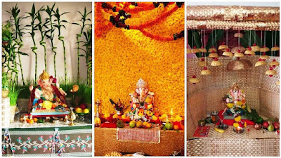 70 Best Ganpati Decoration Ideas At Home Easy Ganpati Decoration
