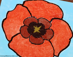 georgia keeffe poppy poppies oil pastel projects inspired famous artist