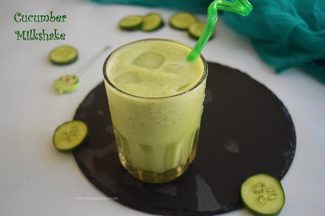 Cucumber MilkShake Recipe |  Easy Milkshake Recipe