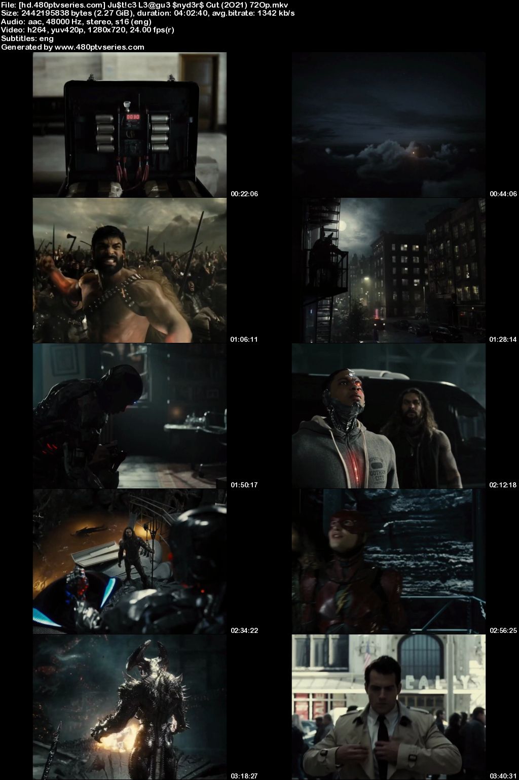 Watch Online Free Zack Snyder’s Justice League (2021) Full English Movie Download 480p 720p