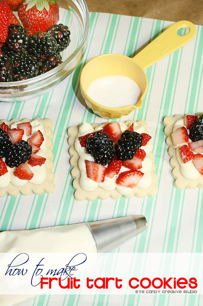Eye Candy Creative Studio RECIPE Summer Fruit Tart COOKIES