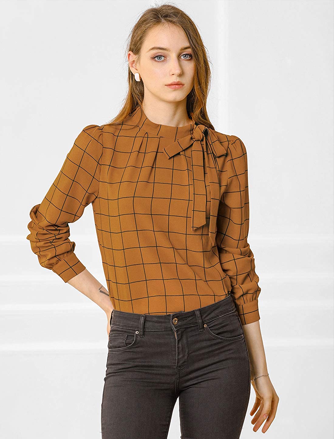 Brown Women's Blouses