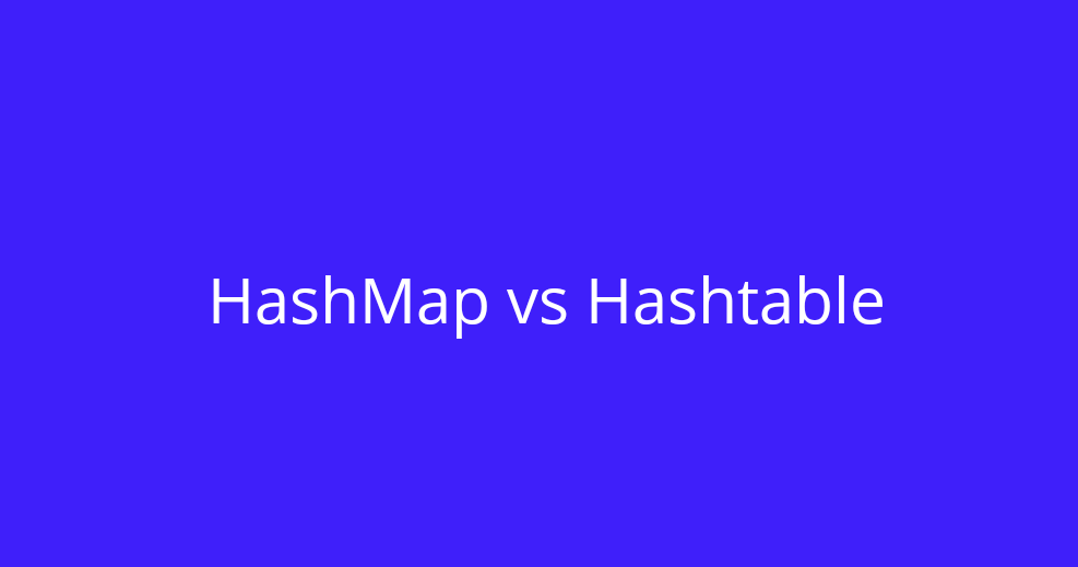 5 difference between Hashtable and HashMap in Java Oracle Java Certified