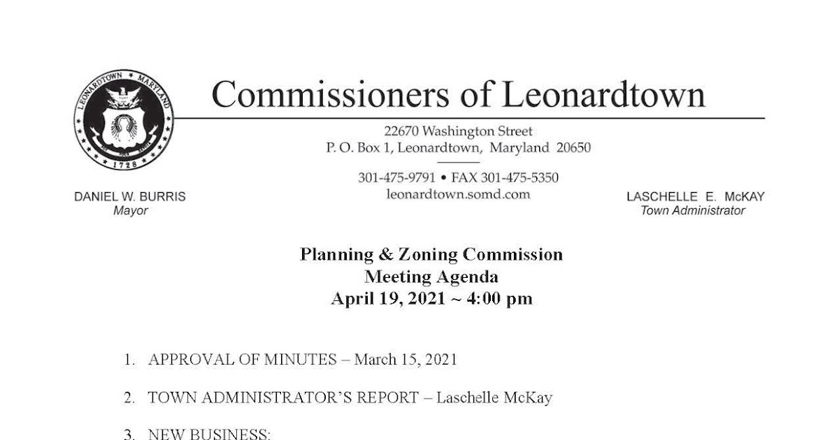 Leonardtown Maryland News Planning And Zoning Commission Meeting leonardtown-maryland-news-planning-and-zoning-commission-meeting