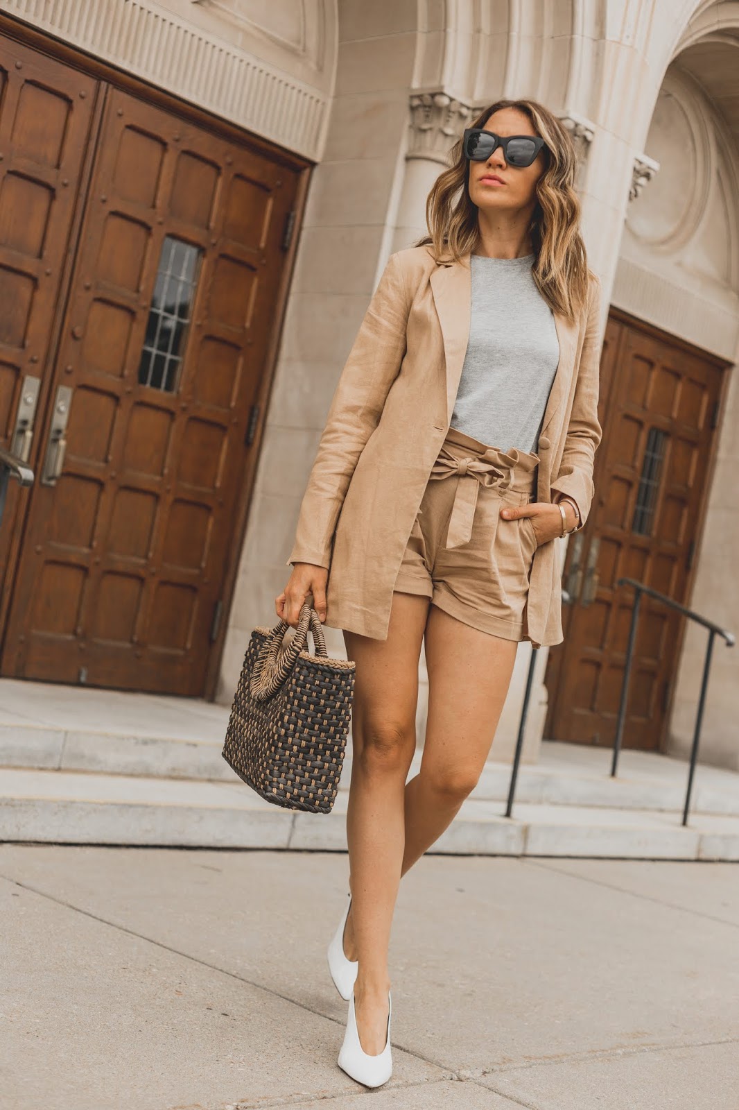 The Perfect Shorts and Blazer Suit Set - Leah Behr