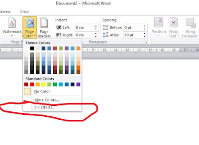 Cara Merubah Warna Background Halaman di Microsoft Word Merubah Warna Background