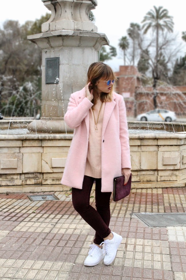 Toks: Burgundy and pink