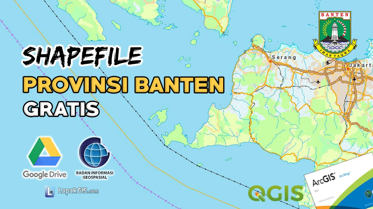 Shapefile Provinsi Banten Terbaru
