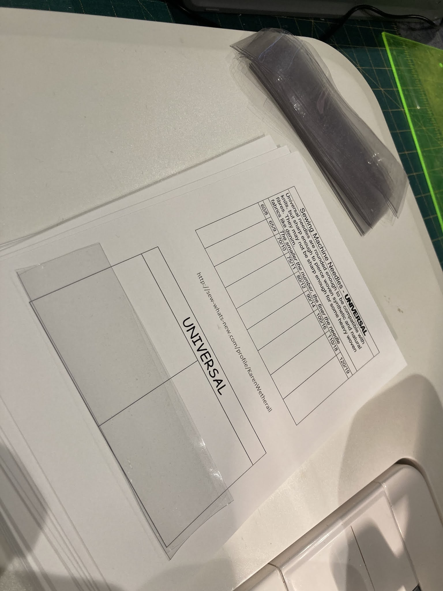 ButterZ Sewing machine needle case folder