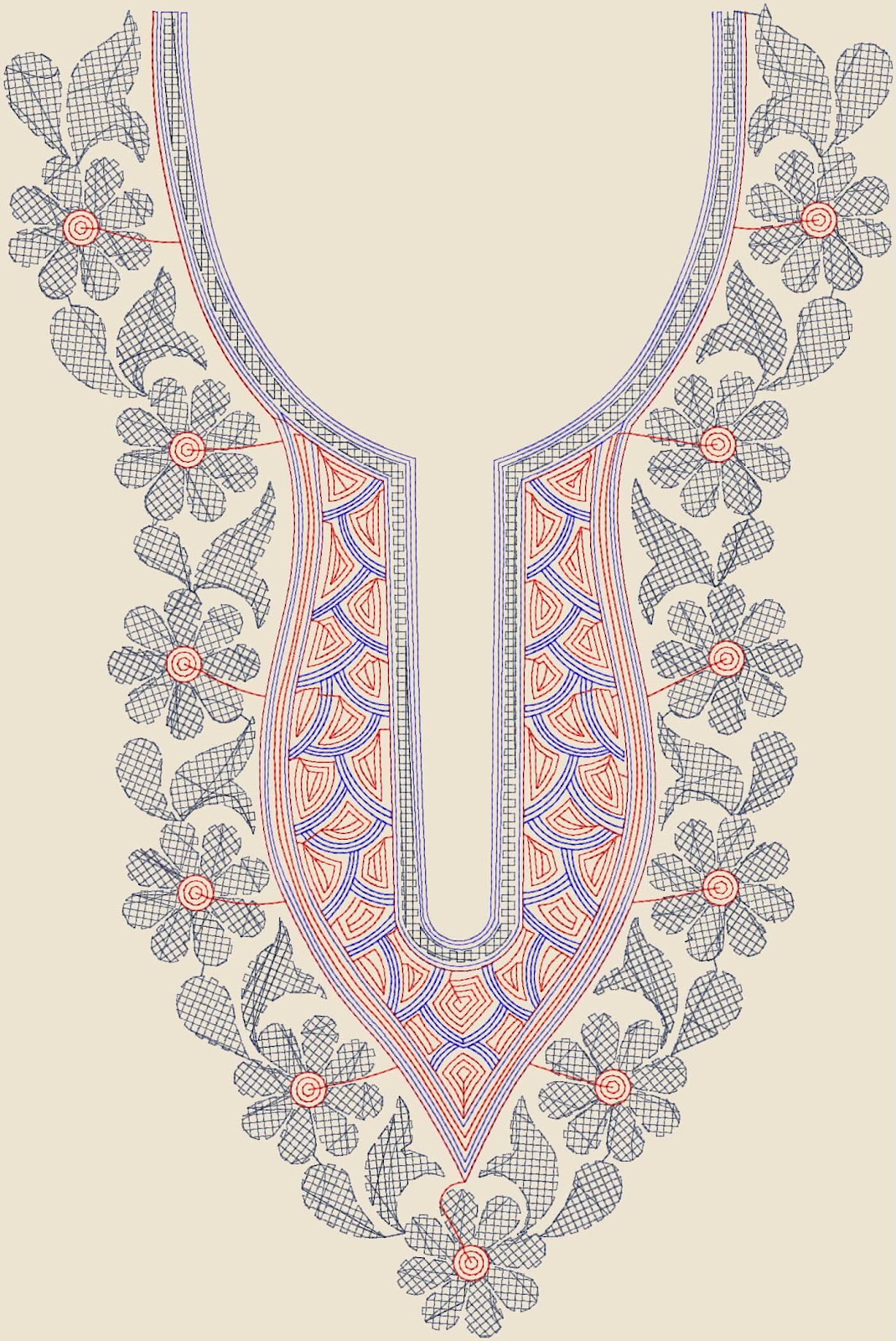 Machine Embroidery Design Neck Www Topsimages Com