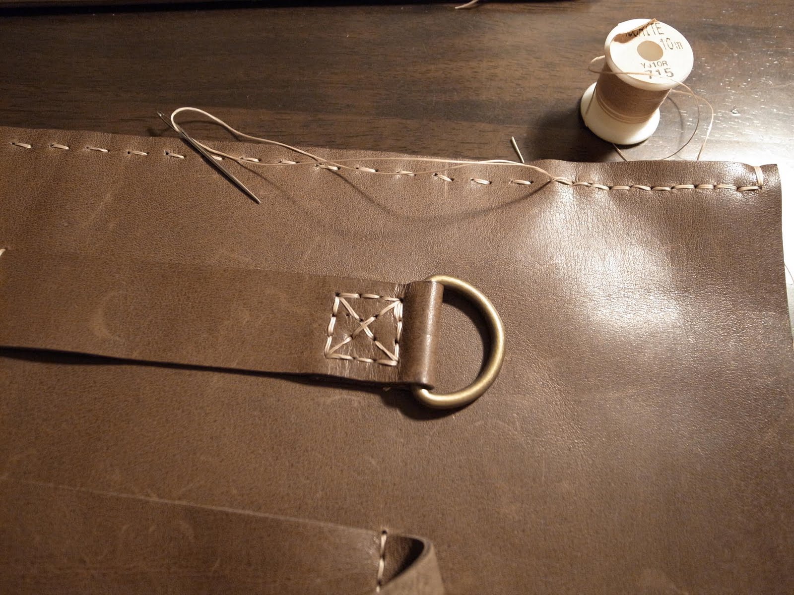 Too Many, A Few Handsewn Leather Pouch